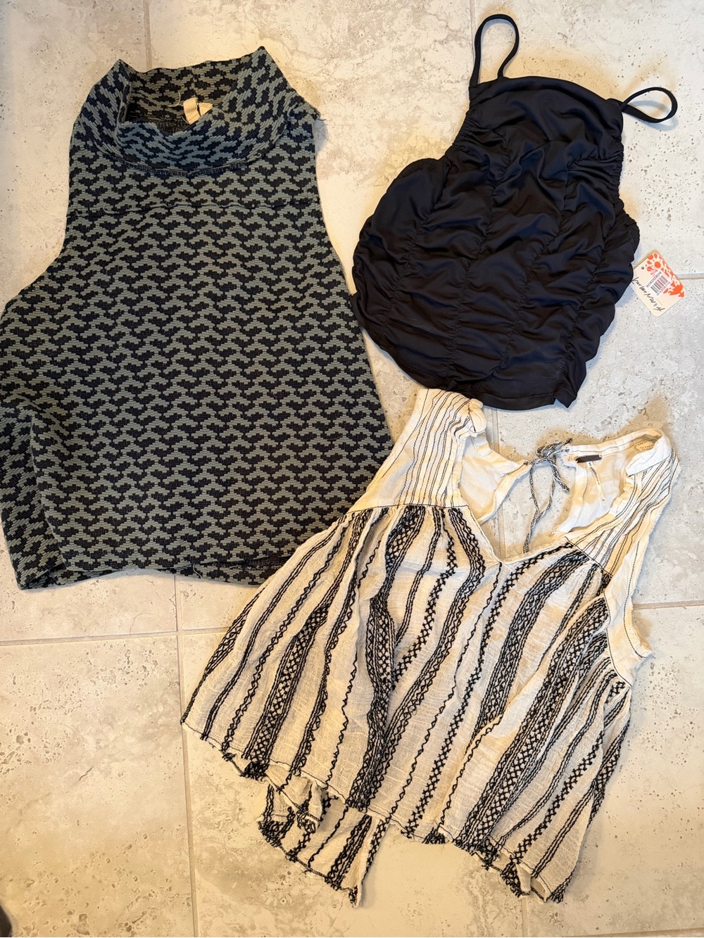 LOT (3) Free People Tops Size XS Movement